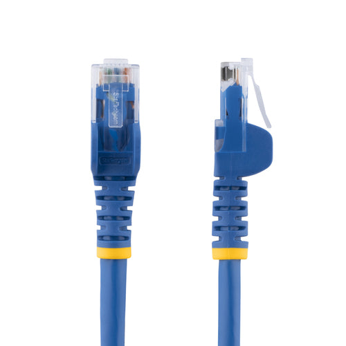 StarTech.com 3 ft. CAT6 Ethernet cable - 10 Pack - ETL Verified - Blue CAT6 Patch Cord - Snagless RJ45 Connectors - 24 AWG Copper Wire – UTP Ethernet Cable