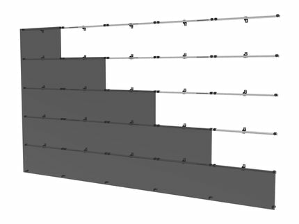 Peerless DS-LEDUNV960-5x5 Black, Silver