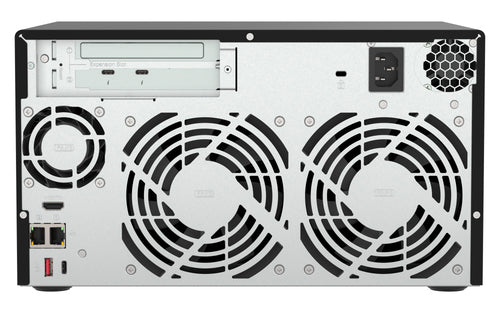 QNAP TVS-h874T NAS Tower Intel® Core™ i7 32 GB DDR4 0 TB QuTS hero Black