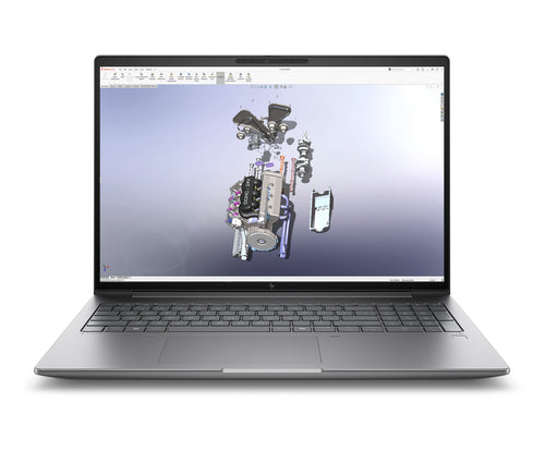 HP Zbook X G1i 16 inch Mobile Workstation PC Wolf Pro Security Edition Intel Core Ultra 9 285H 40.6 cm (16") WQUXGA 64 GB DDR5-SDRAM 2 TB SSD NVIDIA RTX PRO 2000 Blackwell Wi-Fi 7 (802.11be) Windows 11 Pro Silver