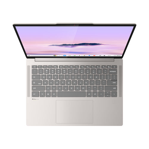 Lenovo Chrome 14M9610 MediaTek Kompanio Kompanio Ultra 910 Chromebook 35.6 cm (14") Touchscreen WUXGA 16 GB LPDDR5x-SDRAM 256 GB UFS Wi-Fi 7 (802.11be) ChromeOS English Seashell (colour)