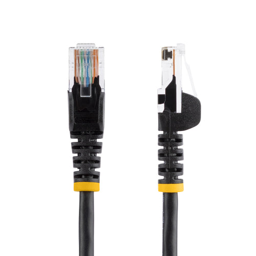 StarTech.com Cat5e patch cable with snagless RJ45 connectors – 15 ft, black