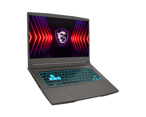 MSI Thin A15 B7UC-473US AMD Ryzen™ 5 7535HS Laptop 39.6 cm (15.6") Full HD 16 GB DDR4-SDRAM 512 GB SSD NVIDIA GeForce RTX 3050 Wi-Fi 6E (802.11ax) Windows 11 Home Grey