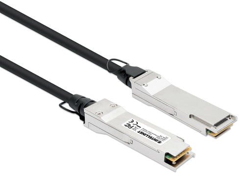 Intellinet 1m 40G QSFP+ Passive Direct Attach Copper Twinax Cable 30AWG MSA QSFP-H40G-CU1M compatible