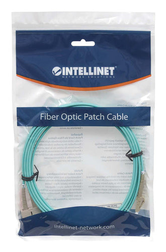 Intellinet 752381 InfiniBand/fibre optic cable 5 m LC SC MMF Aqua colour