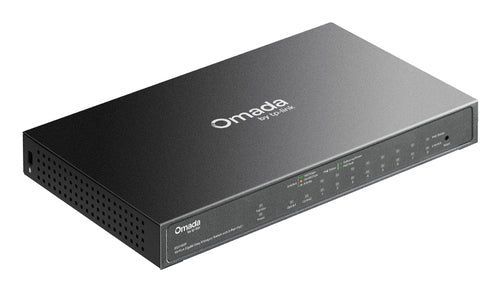 TP-Link Omada ES210GP network switch Managed L2 Gigabit Ethernet (10/100/1000) Power over Ethernet (PoE) DIN rail Black