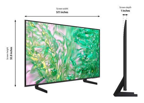 Samsung HU8000F HG65U800FNF 165.1 cm (65") 4K Ultra HD Smart TV Black 20 W