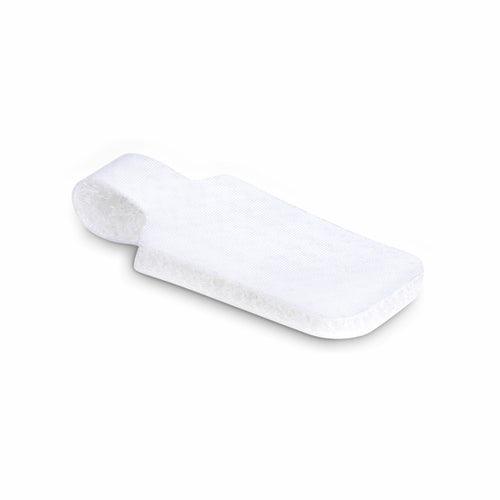 StarTech.com 3.5in (9cm) Cable Labels, 100 Pack, White, Hook-to-Hook Fastener Cable Tags, Write-On Cord Labels for Cable Management, Cord Identification Tags