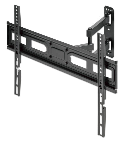 Manhattan Wall Mount for TV & Monitors (Full Motion), For screens 32" to 65", VESA compatibility: all between 100x100mm to 600x400mm - check the dimensions of the four mounting holes on back of screen to ensure it fits, Max 35kg, Black, Bracket, Lifetime