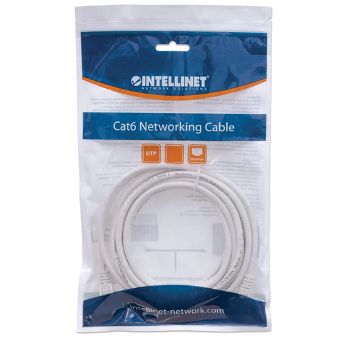 Intellinet NETWORK CABLE, CAT6, UTP networking cable White 22.5 m Cat6a U/UTP (UTP)