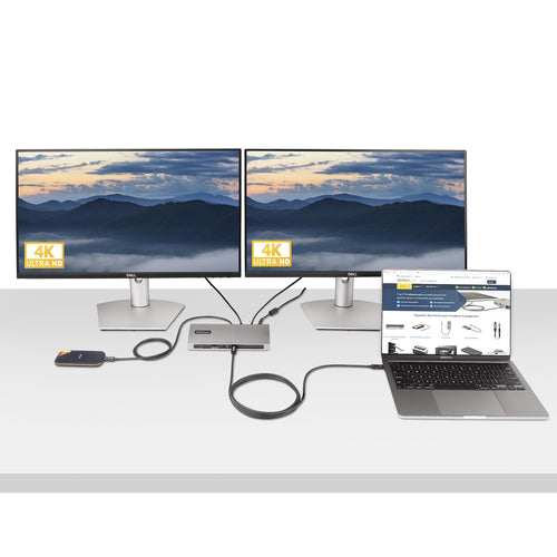 StarTech.com 6ft (2m) Active Thunderbolt 4 Cable, 40Gbps, 100W Power Delivery, 4K/8K Video, Intel-Certified Thunderbolt Cable - Compatible w/ USB4/Thunderbolt 4/ USB 3.2/ USB Type-C/DisplayPort/Thunderbolt 3