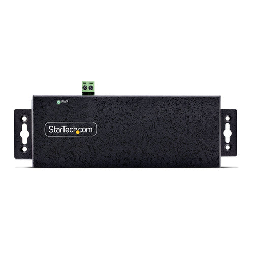 StarTech.com 7-Port Industrial USB 10Gbps Hub with Power Adapter, Metal, Mountable, 5x USB-A and 2x USB-C Downstream Ports, ESD Protection, Powered USB Hub, TAA