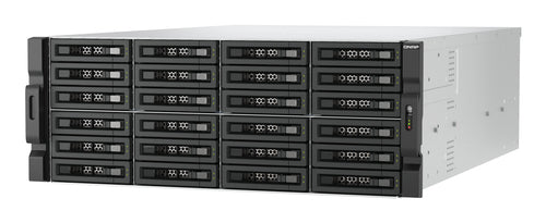 QNAP TL-R2400PES-RP storage drive enclosure HDD/SSD enclosure Black, Grey 2.5/3.5"