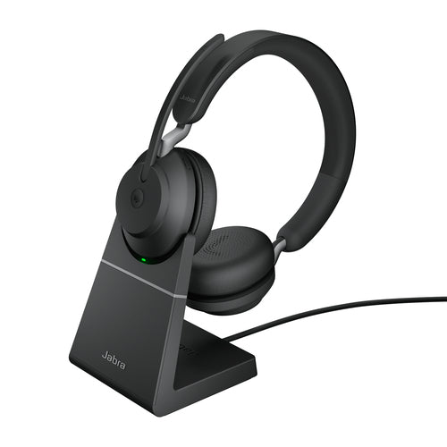 Jabra Evolve2 65 - Link390a MS Stereo Stand Black NA