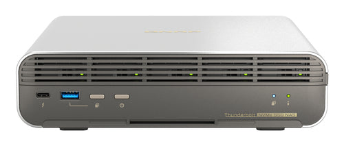 QNAP TBS-h574TX-i5UC-05S02 NAS Compact Intel® Core™ i5 i5-1235U 16 GB 19.2 TB SSD QNAP QTS Grey, Black
