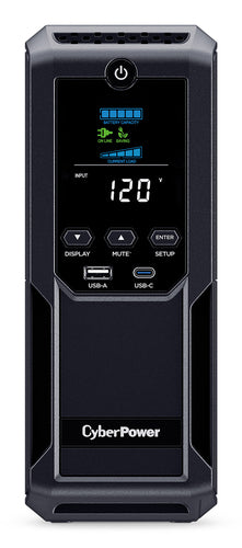 CyberPower LCD Intelligent uninterruptible power supply (UPS) Line-Interactive 1.35 kVA 815 W 12 AC outlet(s)