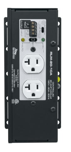 Middle Atlantic Products 20A CONTROLLED MOD,CORD socket-outlet NEMA 5-20P Black, White
