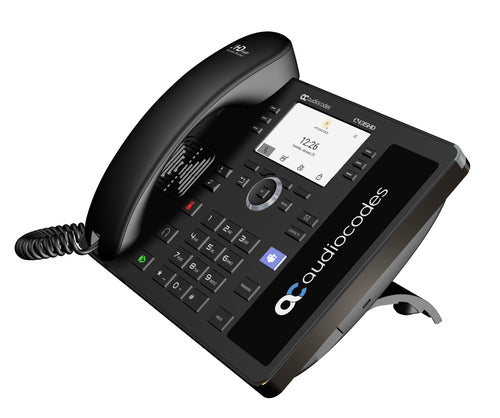 AudioCodes Teams C435HD-R IP-Phone PoE GbE with an external power supply black