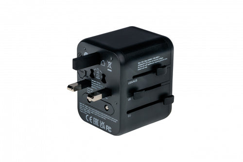 Verbatim 49544 power plug adapter Universal Black