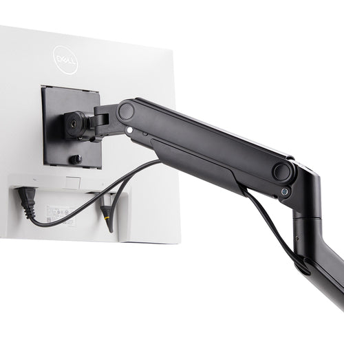 StarTech.com Monitor Desk Mount for up to 49in 32:9 Ultrawide Curved Screens, Mechanical Spring Arm, C-Clamp/Grommet, Tool-Less Adjustment, Max 44lb/20kg