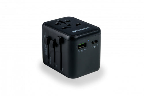 Verbatim 49544 power plug adapter Universal Black