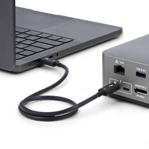 StarTech.com 3ft (1m) Thunderbolt 5 Cable, 80Gbps/Up to 120Gbps, 240W PD, 8K 60Hz, Certified Thunderbolt Cable - Compatible w/Thunderbolt 4/USB4/USB-C