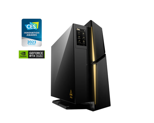 MSI MEG Trident 13NUF-074US Intel® Core™ i7 i7-13700KF 32 GB DDR5-SDRAM 2 TB HDD+SSD NVIDIA GeForce RTX 4070 Ti Windows 11 Home Desktop PC Black