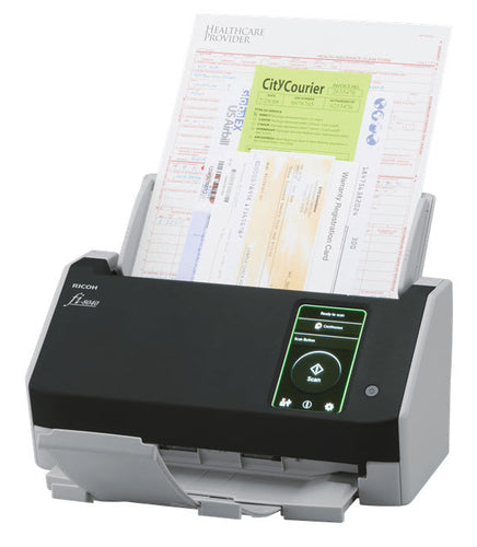 Ricoh FI-8040 ADF + Manual feed scanner 600 x 600 DPI A4 Black, Grey