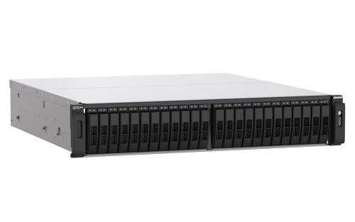 QNAP TS-h2490FU NAS Rack (2U) EPYC 7302P 128 GB DDR4 0 TB QuTS hero Black, Grey
