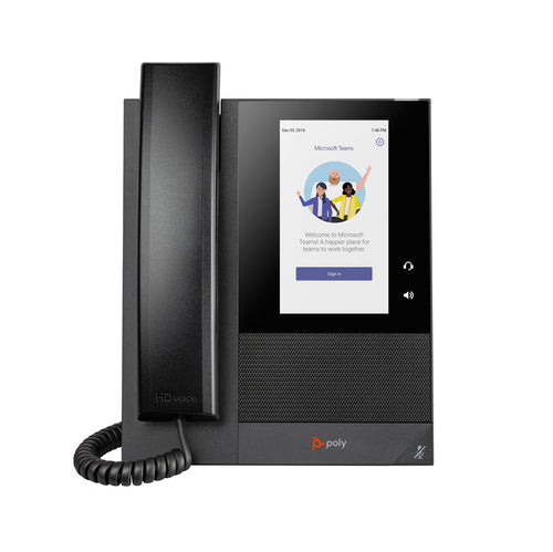 HP Poly CCX 400 Business Media Phone for Microsoft Teams and PoE-enabled GSA/TAA