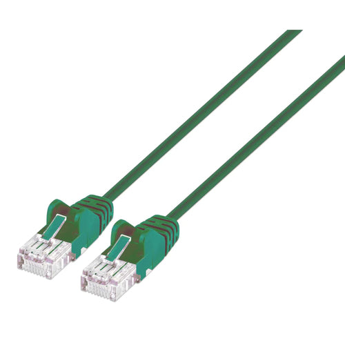 Intellinet IEC-C6-GR-10-SLIM networking cable Green 3 m Cat6 U/UTP (UTP)