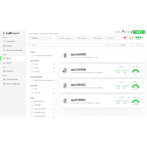 APC Subscription, Ecostruxure IT Expert, 1 year, Digital, Remote monitoring and management of Data Centers