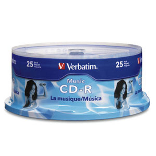 Verbatim 40x Music CD-R Media - 700MB 25 pc(s)