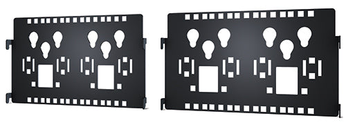 APC NetShelter Cable Management, Connector Accessory Bracket, for 12" Wide double-sided Vertical Cable Manager, Set of 2