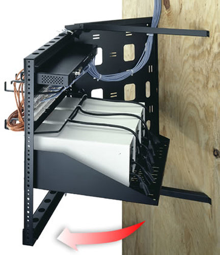 Middle Atlantic Products Swing Frame Racks 18" 20U Wall mounted rack Black
