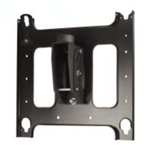 Chief Flat Panel Straight Column Single Ceiling Mount Black