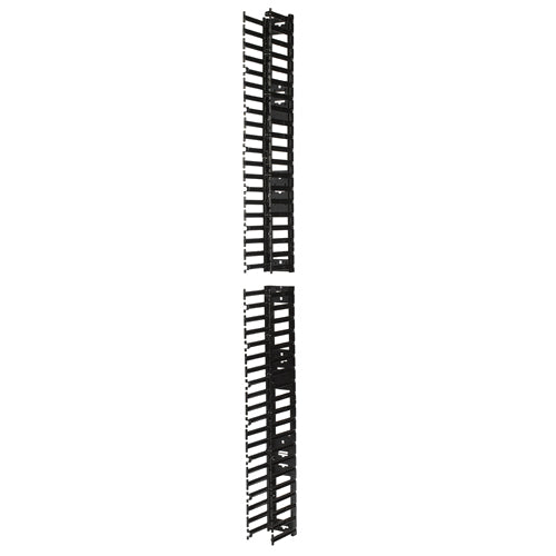 APC NetShelter Cable Management, Vertical Cable Manager, for NetShelter SX 750mm Wide 45U, Set of 2, 97 x 1981 x 160 mm