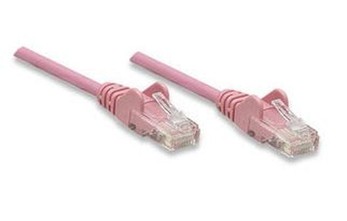 Intellinet Cat5e, 3m networking cable Pink U/UTP (UTP)