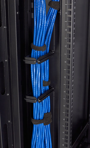APC NetShelter Cable Management, Vertical Cable Manager, Rings, Set of 10, Black, 107 x 53 x 18 mm