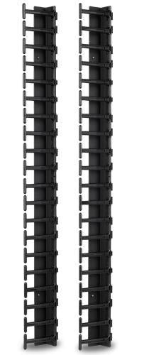 APC NetShelter Cable Management, Vertical Cable Manager, for NetShelter SX 600mm Wide 42U, Set of 2, 107 x 889 x 45 mm