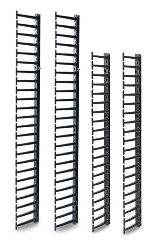 APC NetShelter Cable Management, Vertical Cable Manager, for NetShelter SX Networking Racks 45U, Set of 4, 250 x 1956 x 170 mm