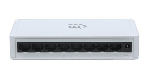 Manhattan 8-Port Gigabit Ethernet Switch, Desktop Size, Plastic, IEEE 802.3az (Energy Efficient Ethernet), Three Year Warranty, Box