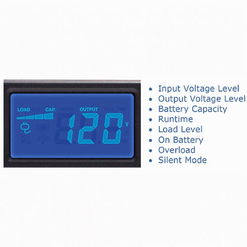 CyberPower OR1000LCDRM1U uninterruptible power supply (UPS) Line-Interactive 1 kVA 600 W