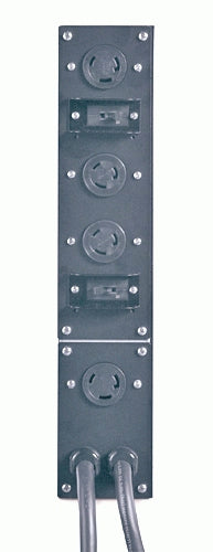 APC Service Bypass Panel- 200/208/240V power distribution unit (PDU) Black