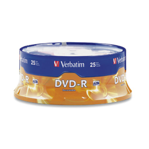 Verbatim DVD-R 4.7GB 16X Branded 25pk Spindle 25 pc(s)