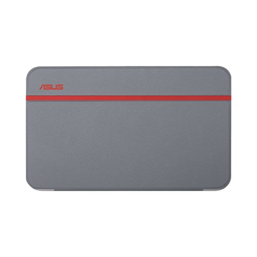 ASUS MagSmart Cover 17.8 cm (7") Folio Grey, Red, Translucent