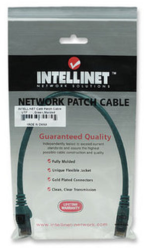 Intellinet 347426 networking cable Green 0.15 m Cat6 U/UTP (UTP)