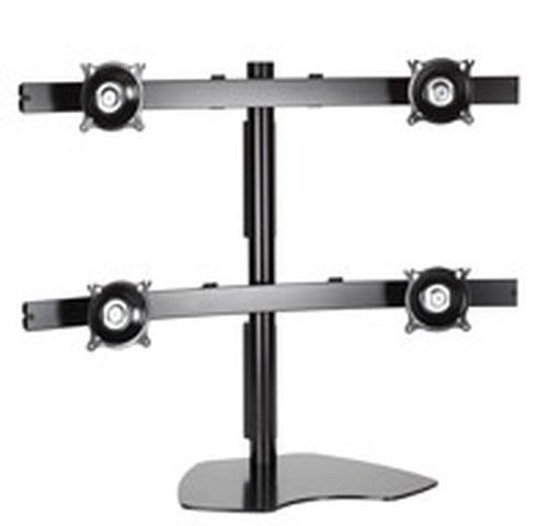 Chief Widescreen Quad Monitor Table Stand Desk Black