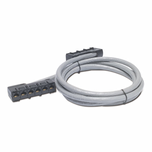 APC 17ft Cat5e UTP, 6x RJ-45 - 6x RJ-45 networking cable Grey 5.18 m U/UTP (UTP)