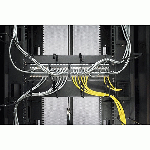 APC NetShelter Cable Management, Vertical Cable Manager, Rings, for NetShelter 750 and 800mm W Enclosures, Set of 8, 76 x 19 x 203 mm